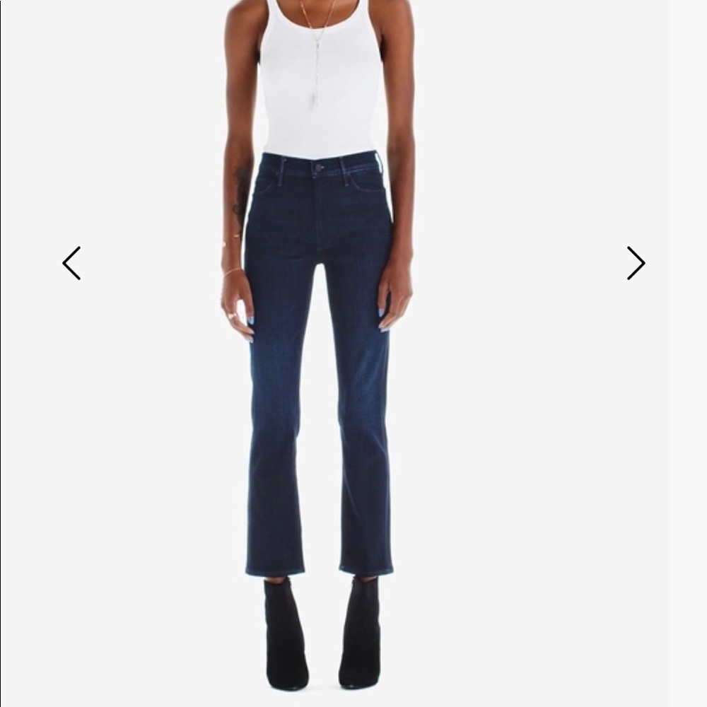 MOTHER the mid rise dazzler ankle jeans now or never  size 25
